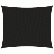 VidaXL Voile de parasol tissu oxford rectangulaire 3x4 m noir Modèle Jardin Omega - noir 135760