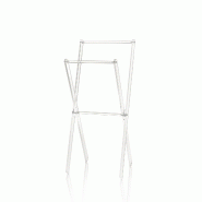 AQA Design Porte-serviettes en PMMA transparent L.38 P.38 H.80 MP06061 - transparent plastique MP06061