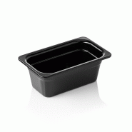 Bac GN 1/4 mélamine H 100 mm 2,8 ltr noir GN 65 BLACK - Was Germany - 4044925155373