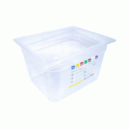 Bac HACCP Polypropylène GN 1/2 H. 200 mm - Gastroland - transparent plastique polypropylène 3701666001581