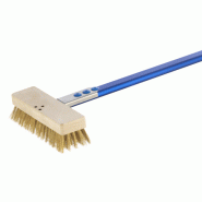 Brosse en laiton avec racloir pour four à pizza électrique faible hauteur | GI.METAL
