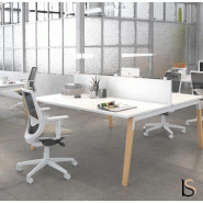 Bureau bench Born Wood Mixte - Mobel Linea - 180