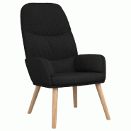 Chaise de relaxation Noir Tissu Modèle Vega ProDesk Mixte - 340996