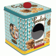 EASY LIFE Boîte à cookies carrée - Tin Boxes - 035-1131024