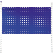 MOTTEZ - Kit panneau perforé isorel composé d'un panneau isorel + 1 lot de  40 crochets universels pour panneau perforé + 1 sachet de distanceurs + 1  barrette porte outils - B275F