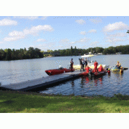 Ponton d'intervention gonflable sur-mesure - Eco Création - Secours & Protection