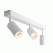 ROSSINI ILLUMINAZIONE Applique Et Plafonnier Manuka 3 Éléments Linéaires - Blanc, Structure Métallique, Raccordement Gu10, Ip20, 50W, Installation