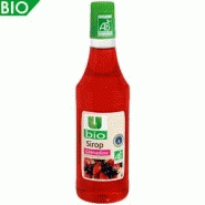 U BIO SIROP GRENADINE BOUTEILLE 50 CL U BIO SIROP GRENADINE BOUTEILLE 50 CL