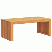 VidaXL Table d'appoint Huile Naturelle 90 x 45 x 35 cm Modèle Orion Office Évasion - 4108120
