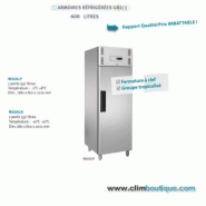 W60alp armoire réfrigérée inox positive, -2 / +8°c, 537 litres