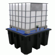 Bac de rétention PE ECO 1100 litres + Caillebotis - Caillebotis acier galvanisé_0