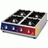 Cuisinière à gaz 4 feux Série E-line Professional pour restaurants -Gasfrit - inox GFD5 Cuisinière à gaz 4 feux Série E-line Professional pour restaurants -Gasfrit - inox GFD5