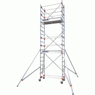 Echafaudage roulant alu - altitude alu - long. 1m35 - base plian - gc lisses - DUARIB ld | 613152_0