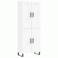 Helloshop26 - Buffet bahut commode armoire meuble de rangement organisateur cuisine salle de séjour salon haut 69,5 x 34 x 180 cm 02_0032520 - 300021
