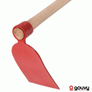 Houe Lorraine Œil Rond 14 cm Emmanchée Gouvy - Manche Bois Dur 110 cm - 1.7 kg
