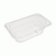 Maxima Récipient gastronorm - 1/9 GN - profondeur 6,5 cm - polycarbonate – 17.4 × 10.7 × 6.4 cm - AKS-09367928
