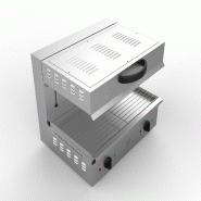 METRO PROFESSIONAL Salamandre GSL2002, Acier inoxydable, 51 x 60 x 50 cm, Temp. : 30-300°C, Minuterie, Thermostat EGO, 3500W, argent - inox LS-600