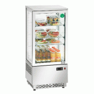 Mini-vitrine réfrigérée 78L, inox A2CH 700478G Bartscher