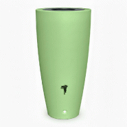 PLAST'UP ROTOMOULAGE Récupérateur d'eau conique ros'eau 2-en-1 - VERTPISTACHE - vert 0637962081336