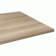 Restootab - Plateau 120x70 décor chene blanch - Bois manufacturé PL-12070M-CH.BLAN