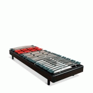Sommier électrique 1 place Lattes & Plots 70x200 cm BODYSOFT BELLECOUR - noir Bois massif 3SO03.02.NO.0720 Sommier électrique 1 place Lattes & Plots 70x200 cm BODYSOFT BELLECOUR - noir Bois massif 3SO03.02.NO.0720
