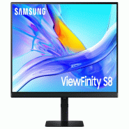 TFT Samsung ViewFinity S8 S27D800UAU 68cm (27")LED,HDMI,DisplayPort,USB-C - noir LS27D800UAUXEN TFT Samsung ViewFinity S8 S27D800UAU 68cm (27")LED,HDMI,DisplayPort,USB-C - noir LS27D800UAUXEN