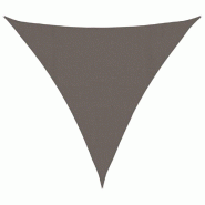 Voile d'ombrage 160 g/m² Anthracite 4x4x4 m PEHD Modèle Outdoor Horizon - 311093
