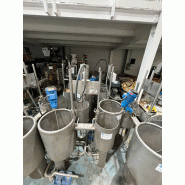 Used double tank of 128 litres and 55 litres with agitation - référence : c10453 - c11548 - c11549 - c11550 - c11551 - c11552 - c11553 sf