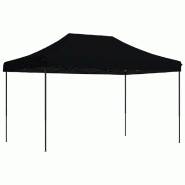 VidaXL Tente de réception pliable escamotable noir 440x292x315 cm Modèle AbriMatrix 324 - noir 4004966