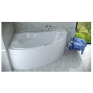 BAIGNOIRE D'ANGLE ORIEGO MAXI 140X90 CM GAUCHE AVEC TABLIER