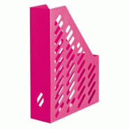 HAN Lot de 10 Porte-revues KLASSIK Trend A4/C4, dos de 76, en PS, coloris rose - 4012473160200