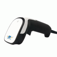 Lecteur de codes à barres portable Bluetooth - Lecteur de codes QR sans fil - Parfait pour les paiements mobiles