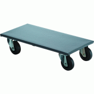 Planche à roulettes D. De la roue 125 mm 350 kg L600 mm l500 mm caoutchouc plein avec rev. Antidérapant BS ROLLEN Planche à roulettes D. De la roue 125 mm 350 kg L600 mm l500 mm caoutchouc plein avec rev. Antidérapant BS ROLLEN