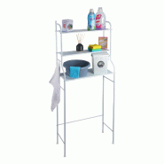 WellHome - Étagère au-dessus de la machine à laver avec 3 tablettes couleur blanche 65x25x155cm - blanc WH15359