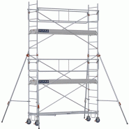 Échafaudage roulant acier ROLLSTAR 205 - Hauteur de travail : 5,80 m - DUARIB - 8320042 Échafaudage roulant acier ROLLSTAR 205 - Hauteur de travail : 5,80 m - DUARIB - 8320042