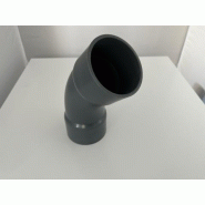 Courbe PVC 22°30 - MF PN 16 - Faconnée à coller - D 090