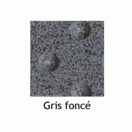 Dalles avec granulat minéral gris foncé