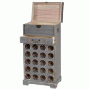 Décoshop26 - Etagère à vin pour 20 bouteilles gris vieilli 94x48x31cm ETA04030 - gris 3000003125332 Décoshop26 - Etagère à vin pour 20 bouteilles gris vieilli 94x48x31cm ETA04030 - gris 3000003125332