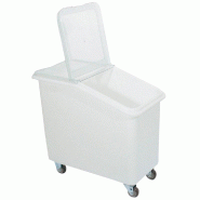 Distributeur ingrédients 99L 75x41x74cm polycarbonate blanc