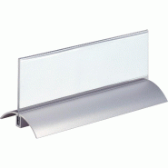 DURABLE Porte-nom de bureau Desk Presenter 820219 61x210mm tr 2p. - 820219