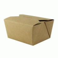 FIRSTPACK FHC - 300Pcs - Boite repas carton kraft laminé PE -130x105x65mm 700ml - marron en carton 210BIO101K FIRSTPACK FHC - 300Pcs - Boite repas carton kraft laminé PE -130x105x65mm 700ml - marron en carton 210BIO101K