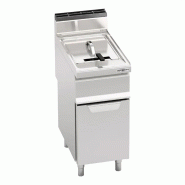 Friteuse à gaz professionnelle 15L avec soubassement inox - Gamme Lorenzo 700 - GFB479T-15 | GGM