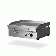 Fry-Top à gaz FULL-CROM rainurée en CHROME - L600 | Mainho - FCRR60