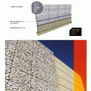Gabions optimized habillage mur