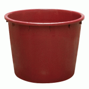 GILAC Baquet rond renforcé - de 110 L à 500 L - bordeaux - 350 L - Bordeaux G115344 - rouge 3573678693715