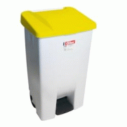 GILAC Poubelle à pédale économique 60 L, 80 L, 120 L - avec roues - 5 couleurs - 80 L - Jaune G618118 - jaune 3573678699502 GILAC Poubelle à pédale économique 60 L, 80 L, 120 L - avec roues - 5 couleurs - 80 L - Jaune G618118 - jaune 3573678699502