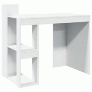 Helloshop26 - Bureau table poste de travail meuble d'ordinateur informatique étude 103,5 x 56,5 x 94 cm bois d'ingénierie blanc 02_0023504 - 3000214 Helloshop26 - Bureau table poste de travail meuble d'ordinateur informatique étude 103,5 x 56,5 x 94 cm bois d'ingénierie blanc 02_0023504 - 3000214