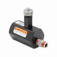 V66F, Clapet anti-retour à commande manuelle avec valve de décharge incorporée, Mesurage très fin