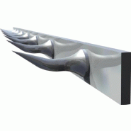 L2G Barre A Dents Inox 304, Section 50X10 Mm, 50 x 1000 x 10mm - 3616350248169_0