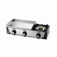 Plancha à gaz avec réchaud – plaque 15 mm – revêtement chrome dur - 3667335118250 Plancha à gaz avec réchaud – plaque 15 mm – revêtement chrome dur - 3667335118250